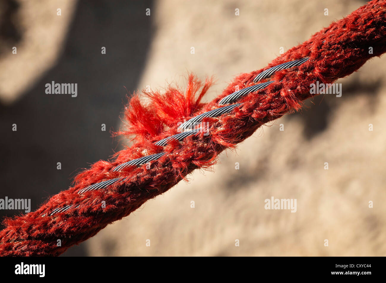 Rope under tension Stock Photo Alamy