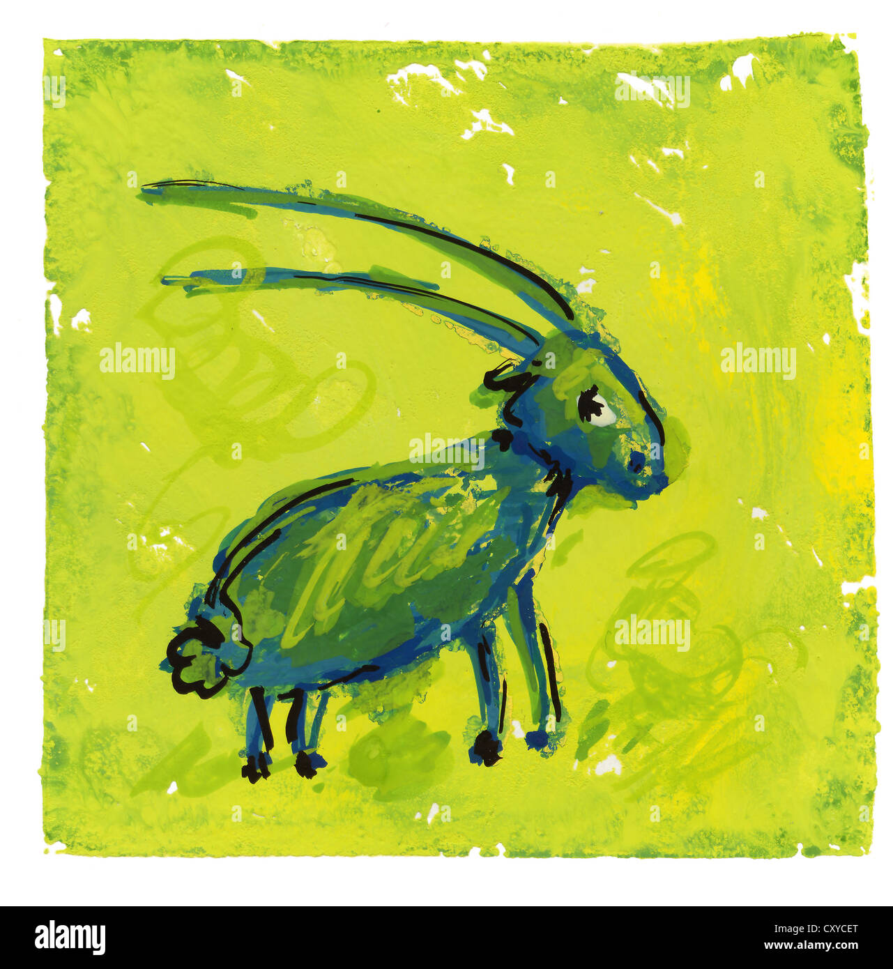 Capricorn, horoscope sign, illustration Stock Photo Alamy