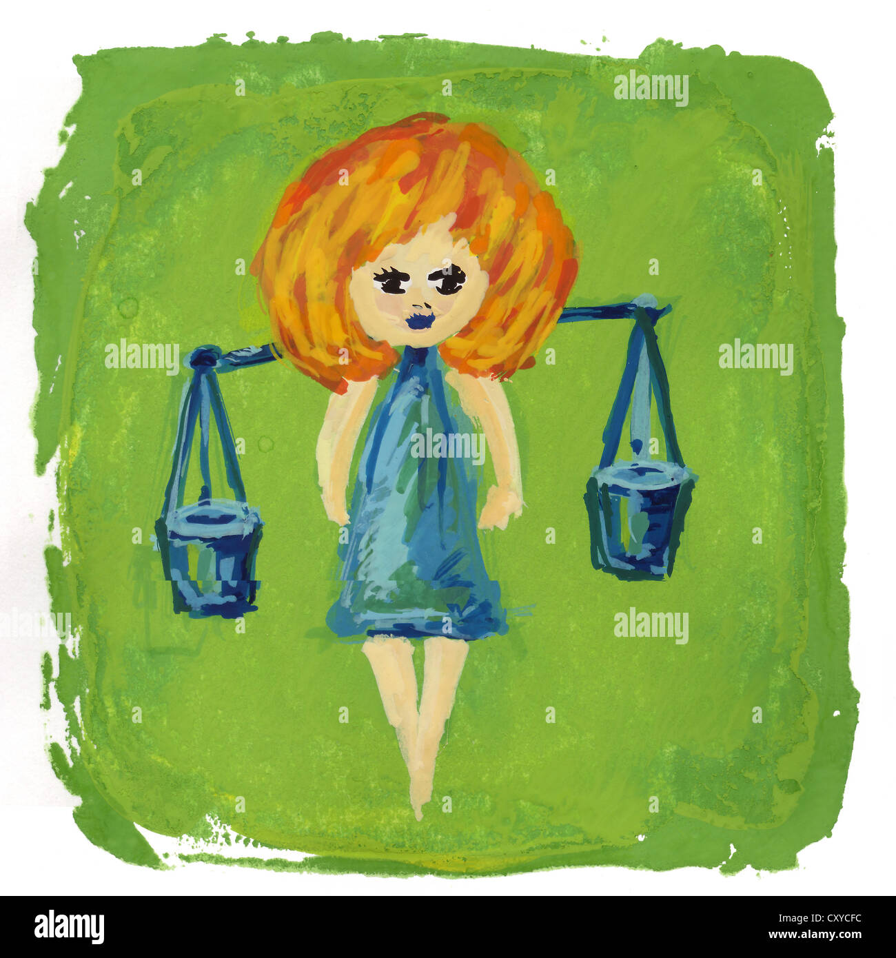 Libra, horoscope sign, illustration Stock Photo Alamy