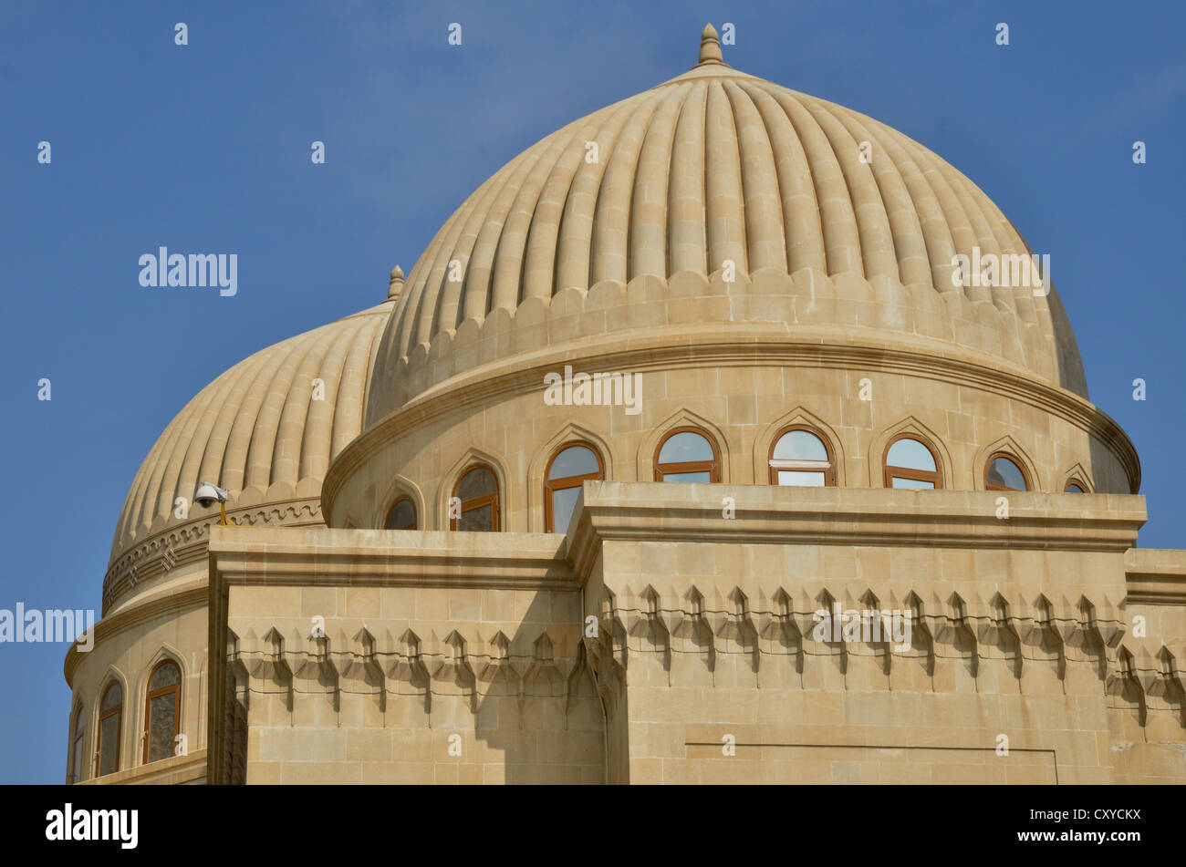 Dome of Bibi Heybat Mosque on the outskirts of Baku, Azerbaijan, Caucasus, Middle East, Asia Stock Photo