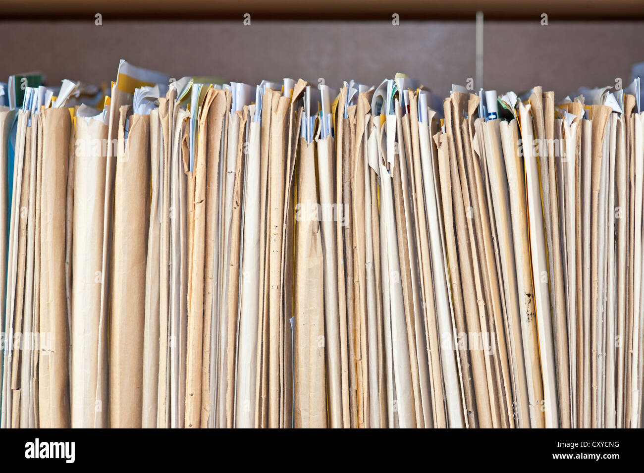 Old files, archive Stock Photo Alamy