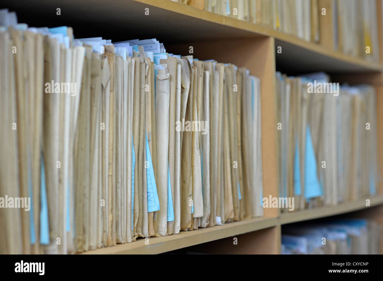Old files, archive Stock Photo Alamy