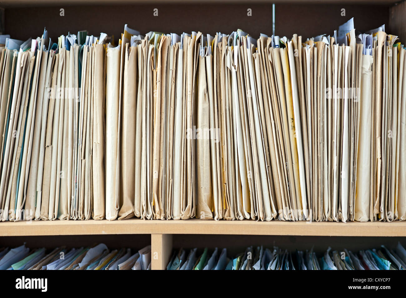 Old files, archive Stock Photo Alamy