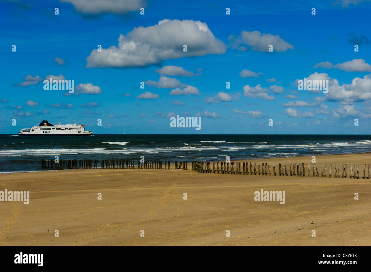 Car Ferry, English Channel Stock Photo