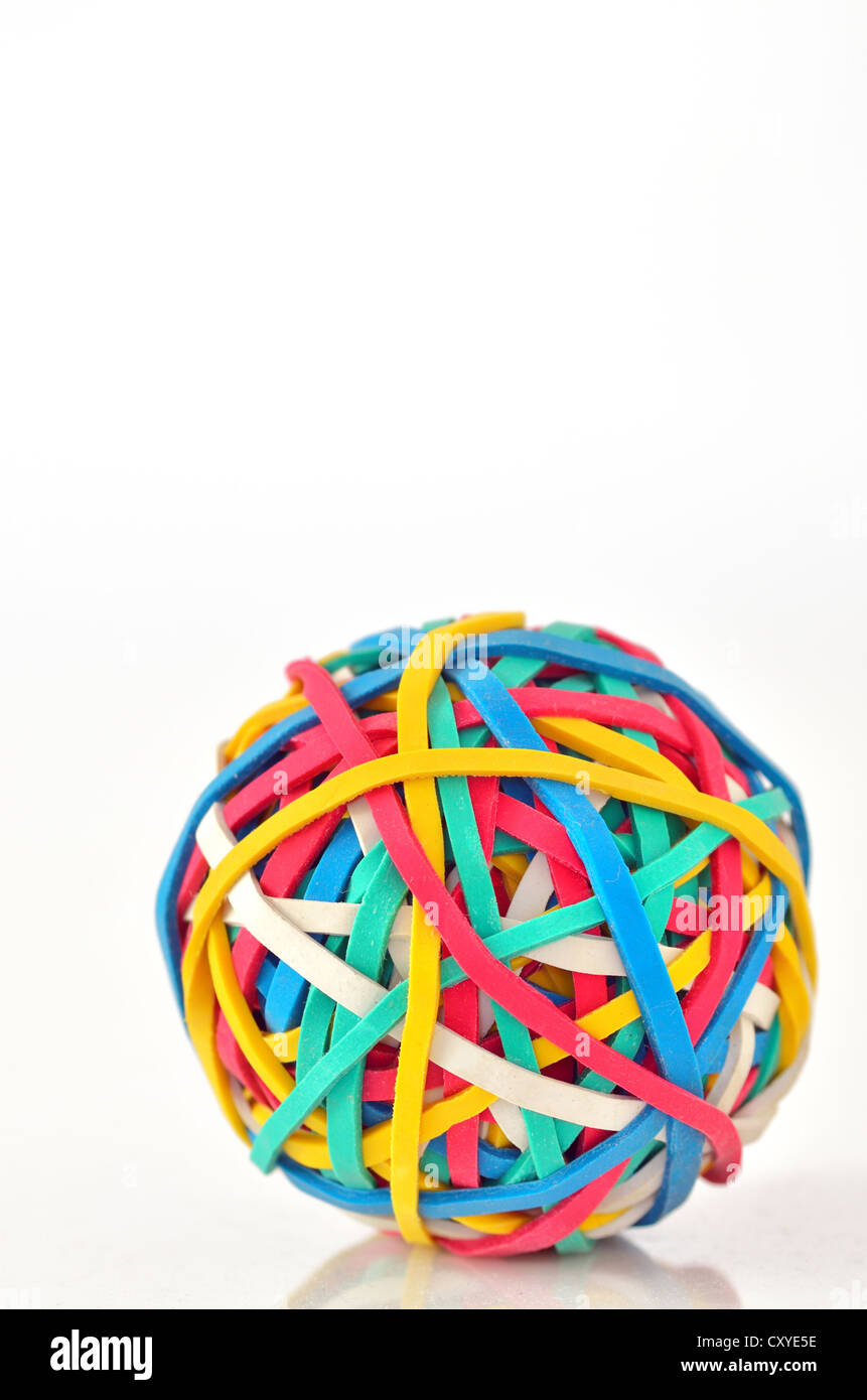 Rubber Band Ball Stock Photo Alamy