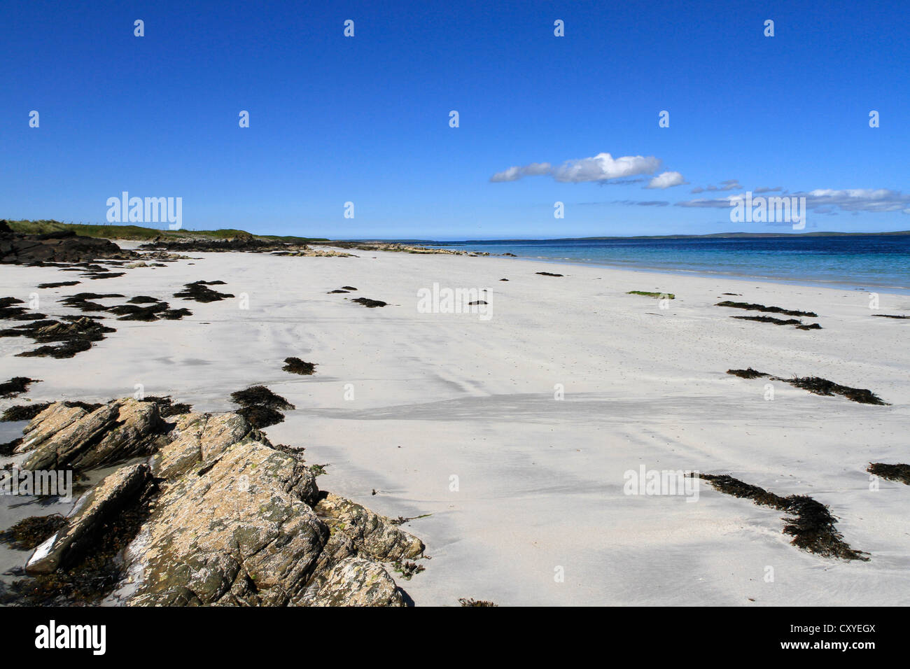 Orkney, Egilsay, Mae Banks beach Stock Photo