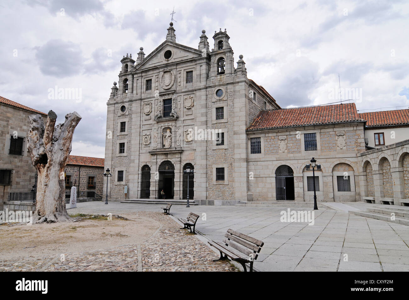 Convento de Santa Teresa, monastery, church, Avila, Castile-Leon, Spain, Europe, PublicGround Stock Photo