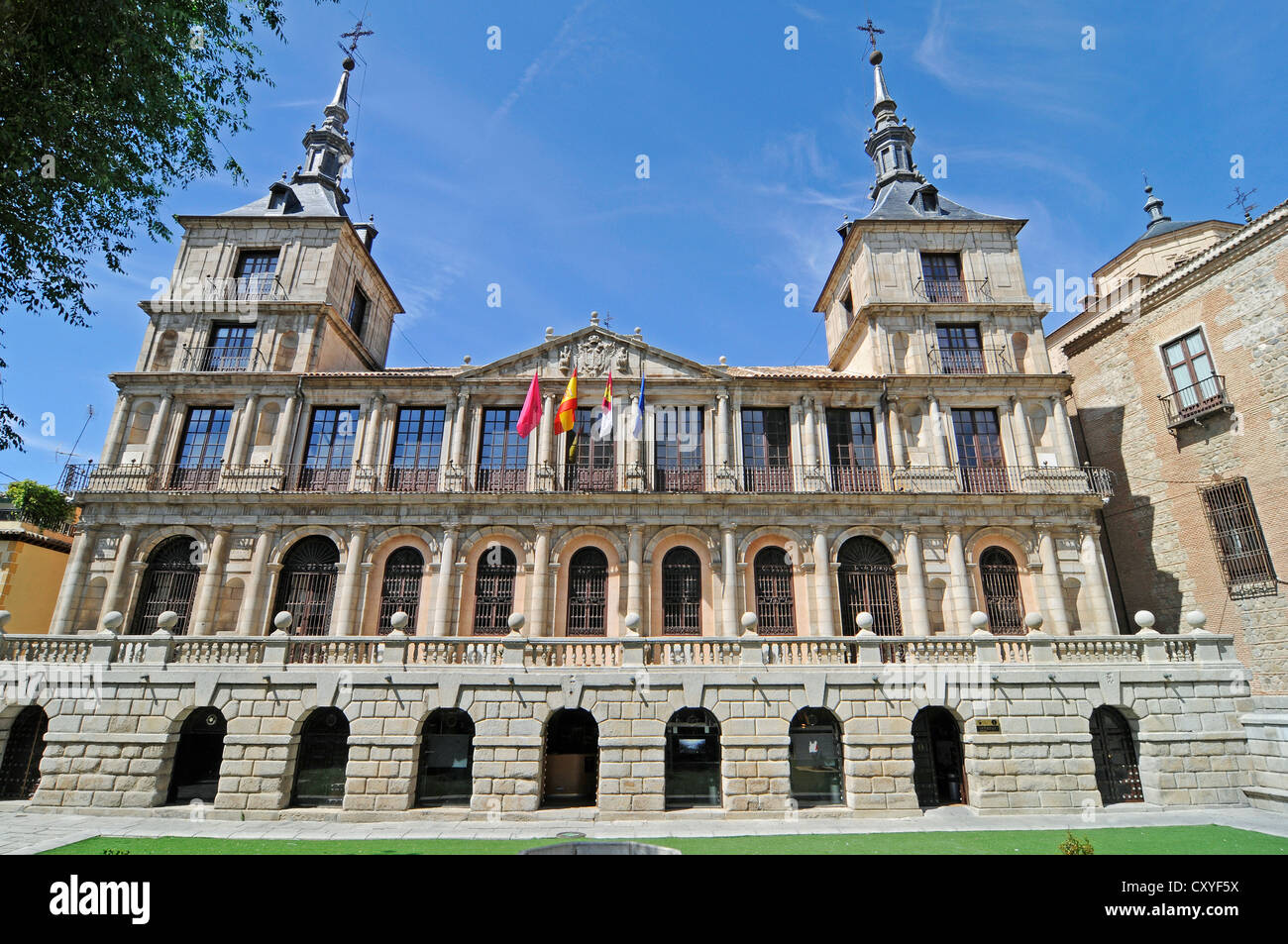 Town Hall, Toledo, CastileLa Mancha, Spain, Europe, PublicGround Stock