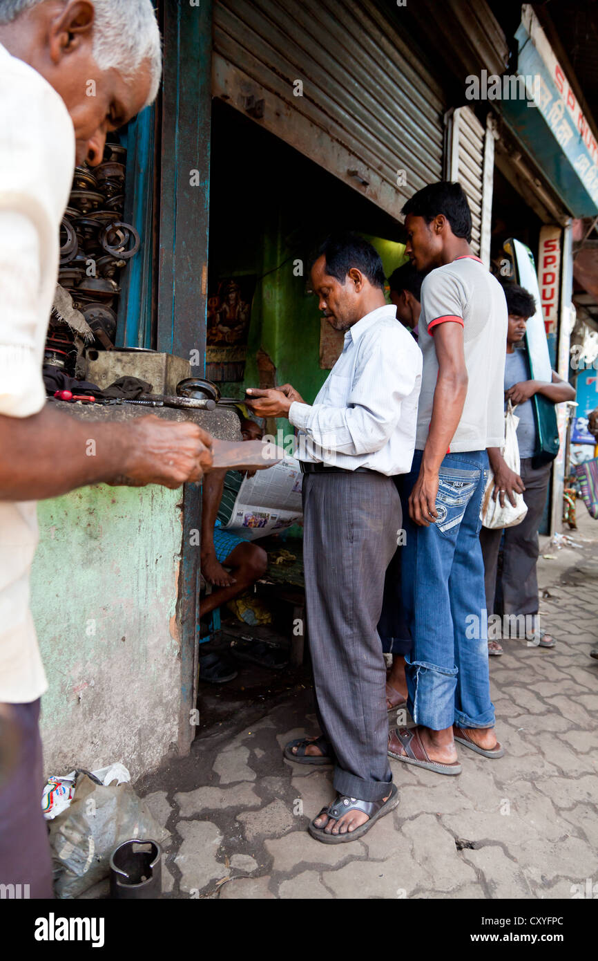 Trade of Car Spare Parts in Kolkata, India Stock Photo Alamy