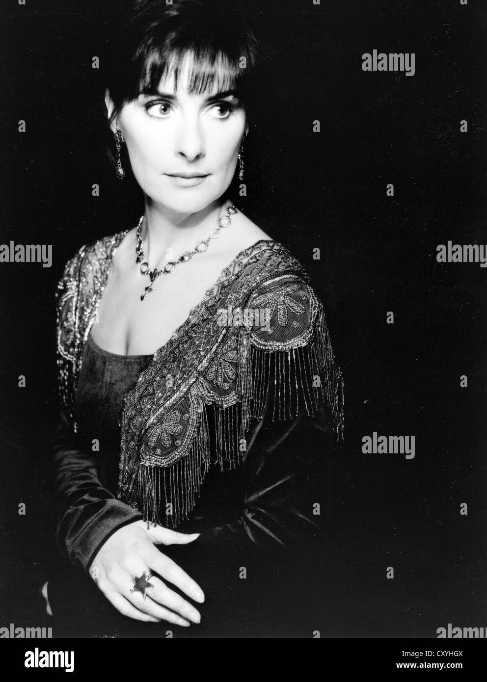 ENYA BRENNAN Promotional photo of Irish singer in 1997. Photo Simon