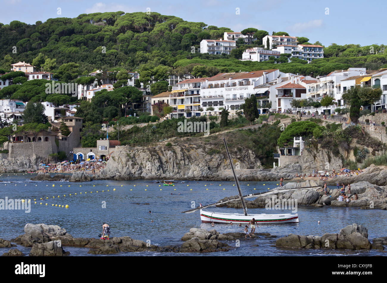 Calella de Palafrugell, Costa Brava, Spain Stock Photo