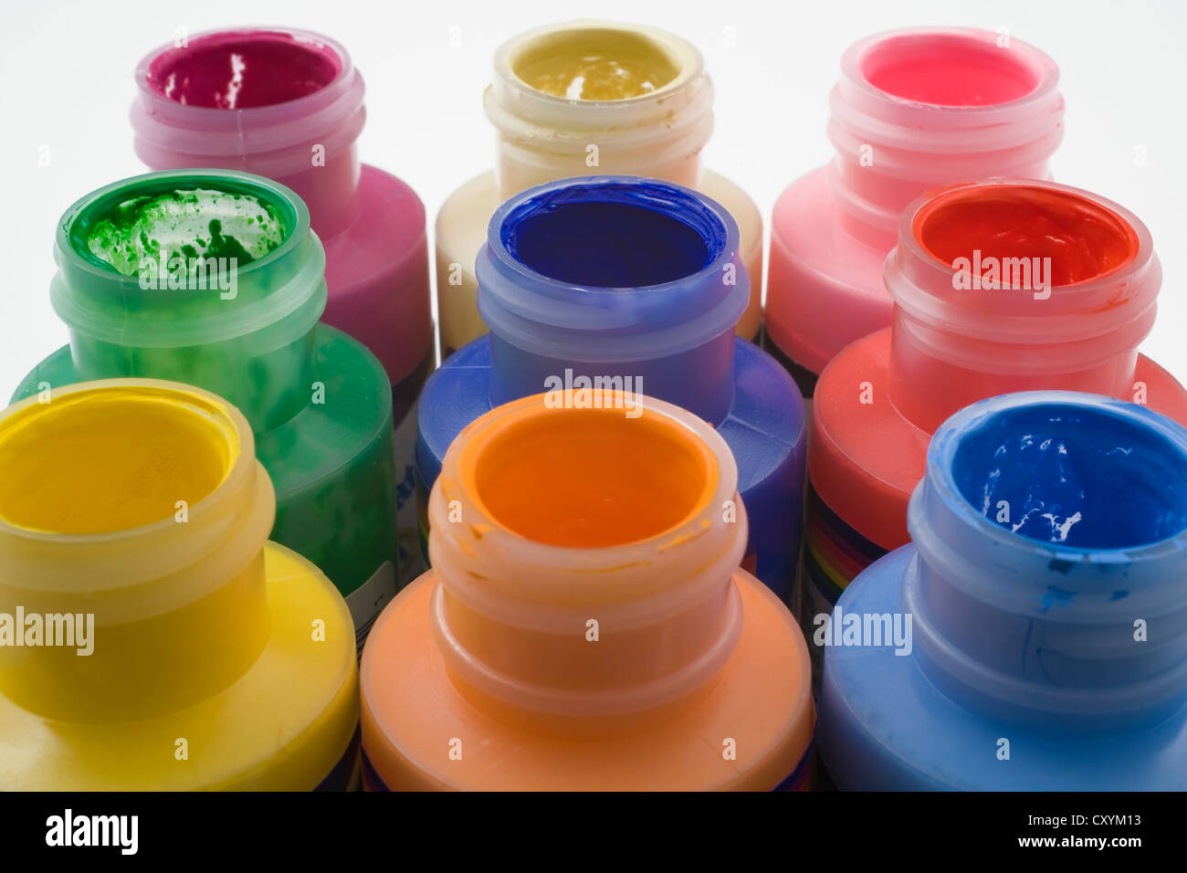 Paint bottles hi-res stock photography and images - Alamy