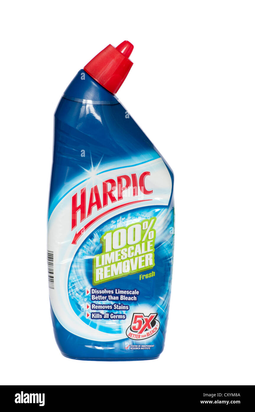 Bottle Of Harpic Limescale Remover Stock Photo Alamy