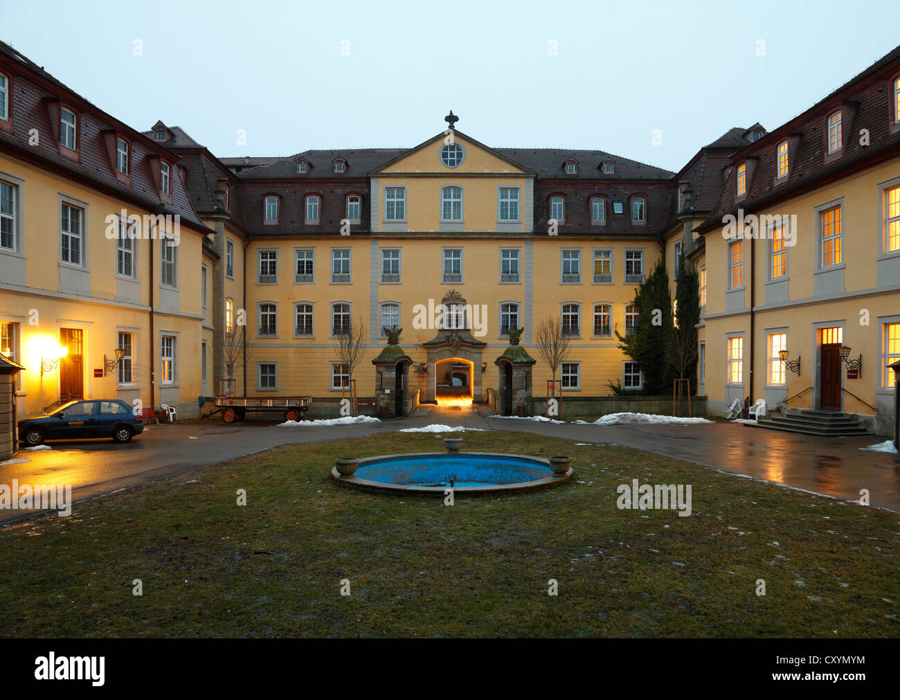Schloss Kirchberg castle, former residence of the princes of HohenloheKirchberg, Kirchberg an