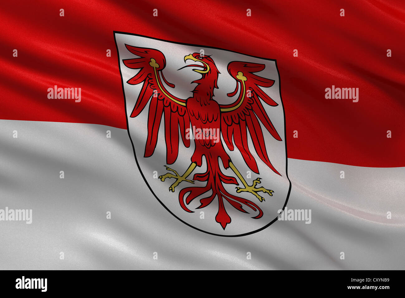 Flag of Brandenburg Stock Photo - Alamy