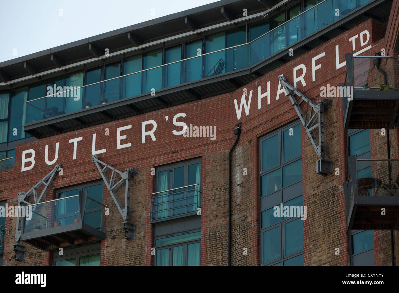 Butler's Wharf, Bermondsey, London Stock Photo