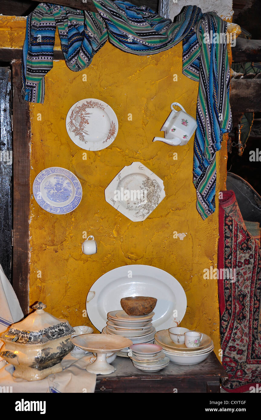 spanish old style dinner plate with painting from Spain Stock Photo Alamy