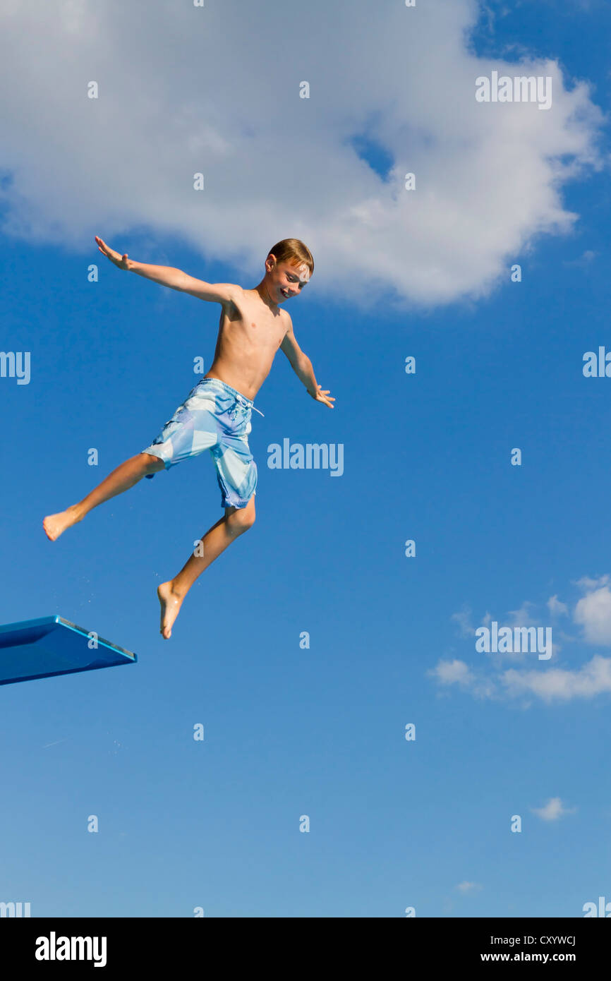Jump Diving Board Stock Photos & Jump Diving Board Stock Images Alamy