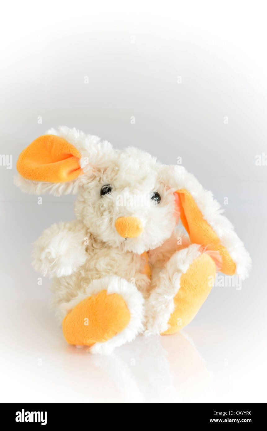 Cuddly toy, bunny Stock Photo