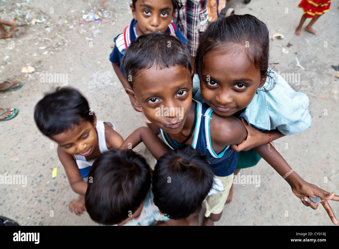 Joyful Children in Kolkata, India Stock Photo - Alamy