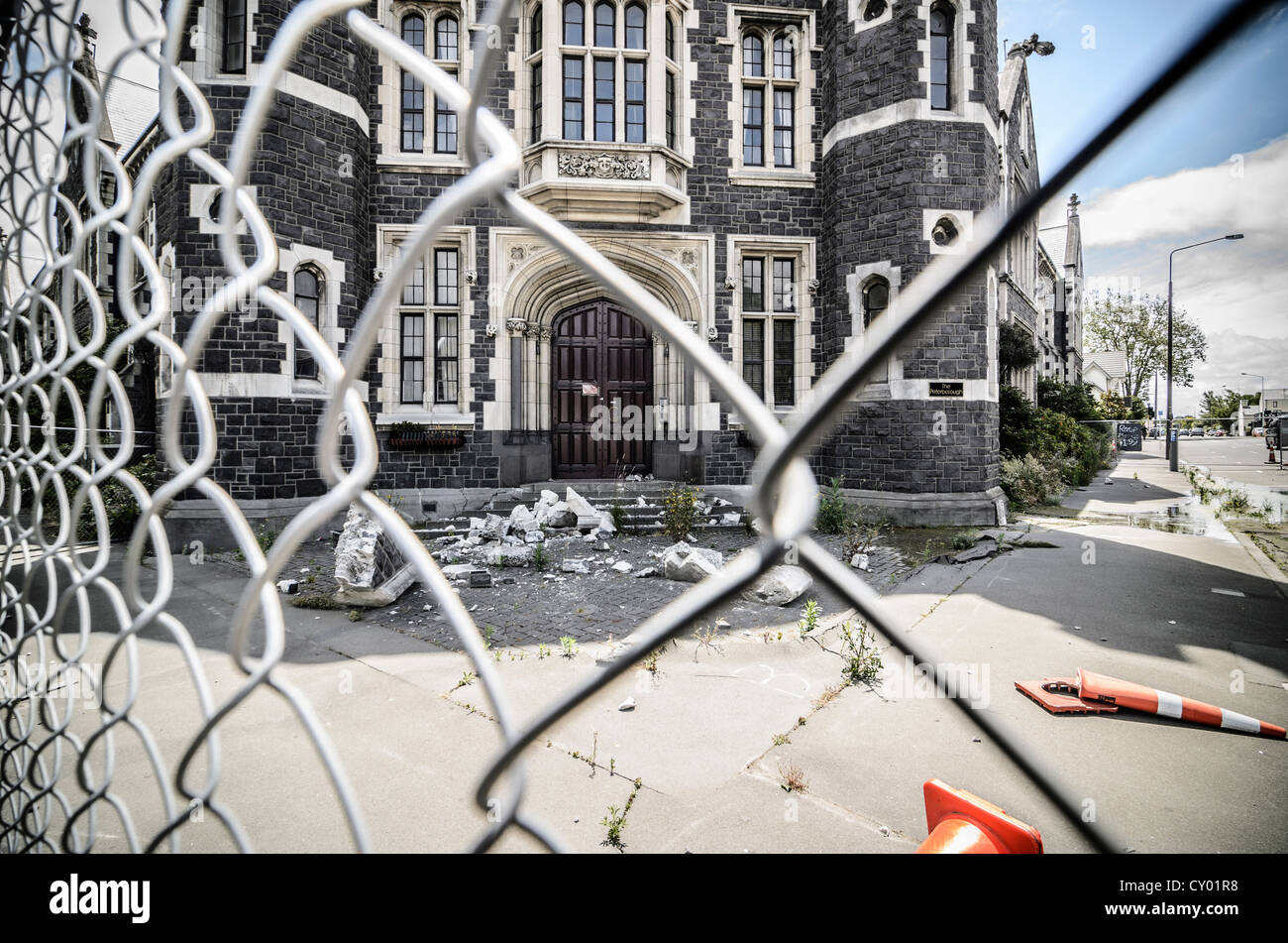 Christchurch earthquake damage hi-res stock photography and images - Alamy