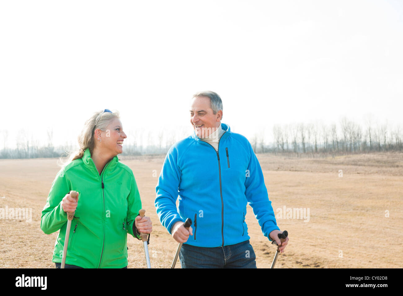 60 years old woman walking stick hi-res stock photography and images ...