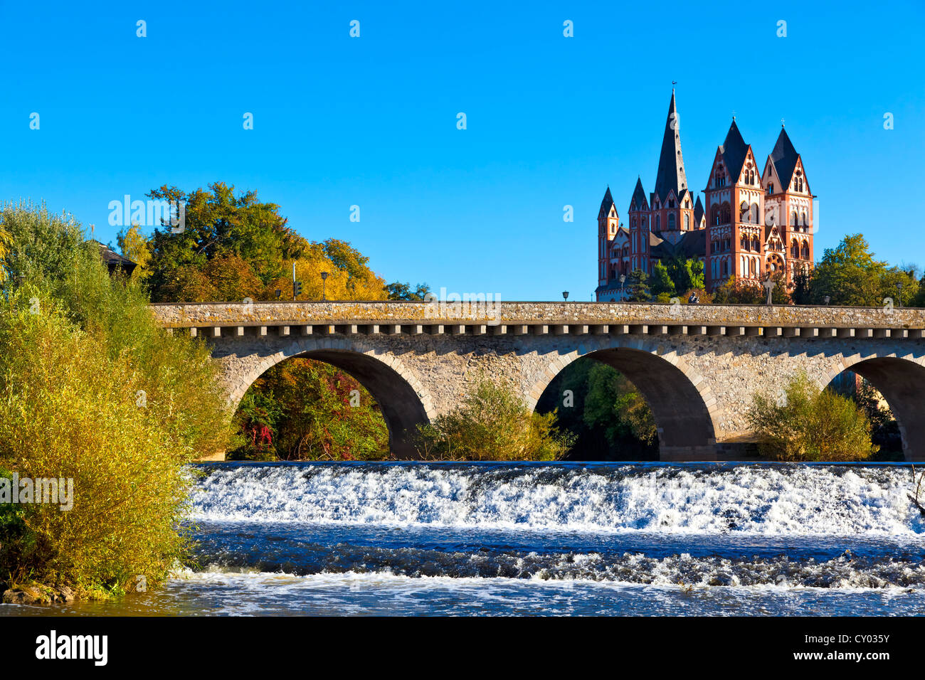 Cathedral in Limburg an der Lahn, Germany Stock Photo