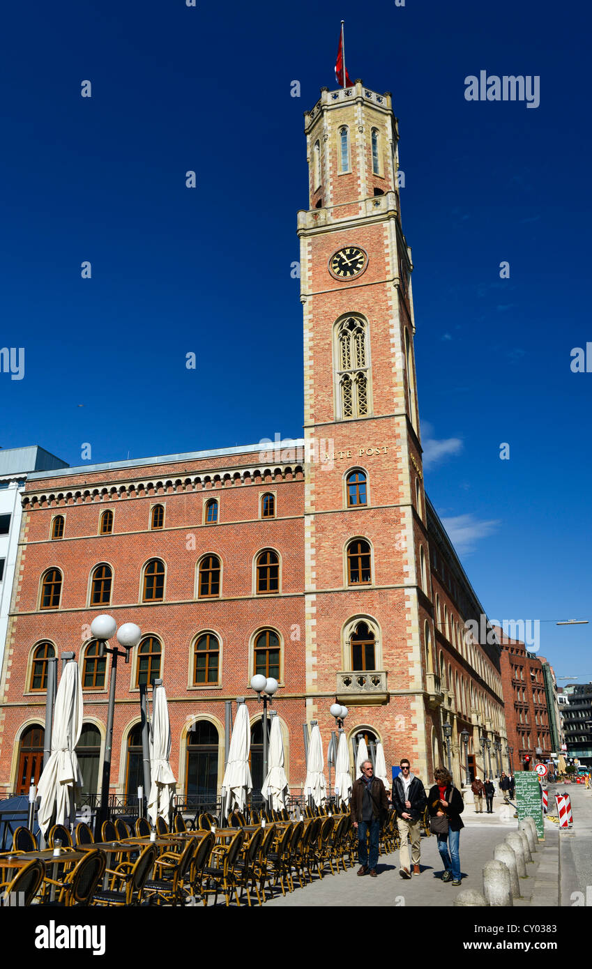 Old post office on Poststrasse street in Hamburg Stock Photo Alamy