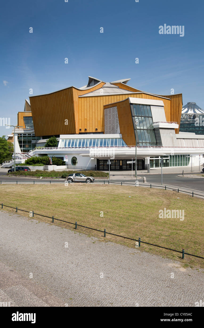 Berliner Philharmonie, Berlin Philharmonic, Kulturforum, cultural forum, Tiergarten district, Berlin Stock Photo