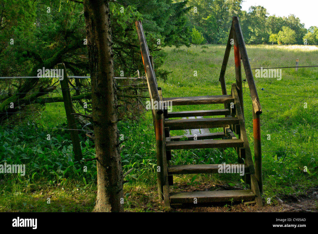 Ladder over fence hires stock photography and images Alamy