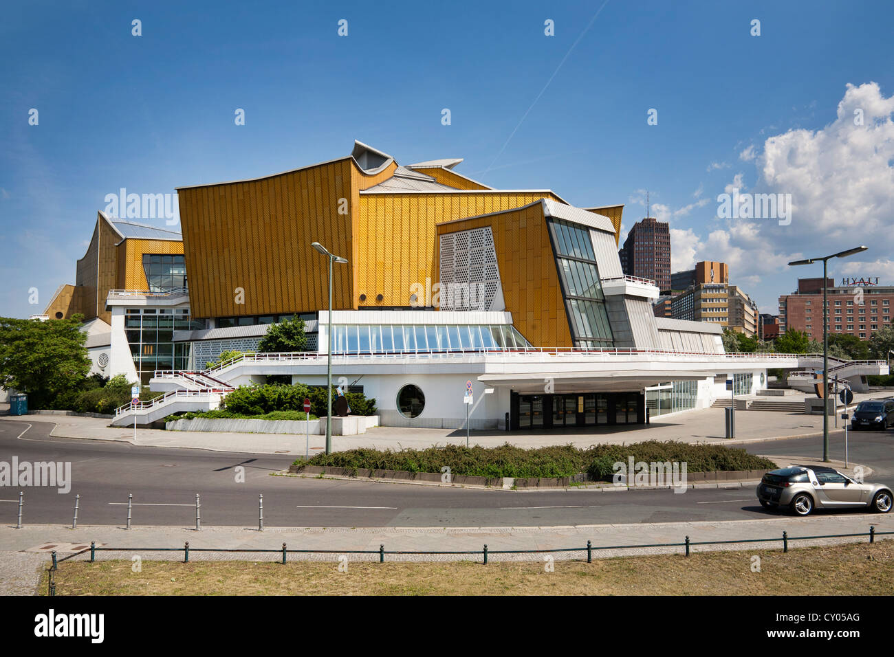 Berliner Philharmonie, Berlin Philharmonic, Kulturforum, cultural forum, Tiergarten district, Berlin Stock Photo