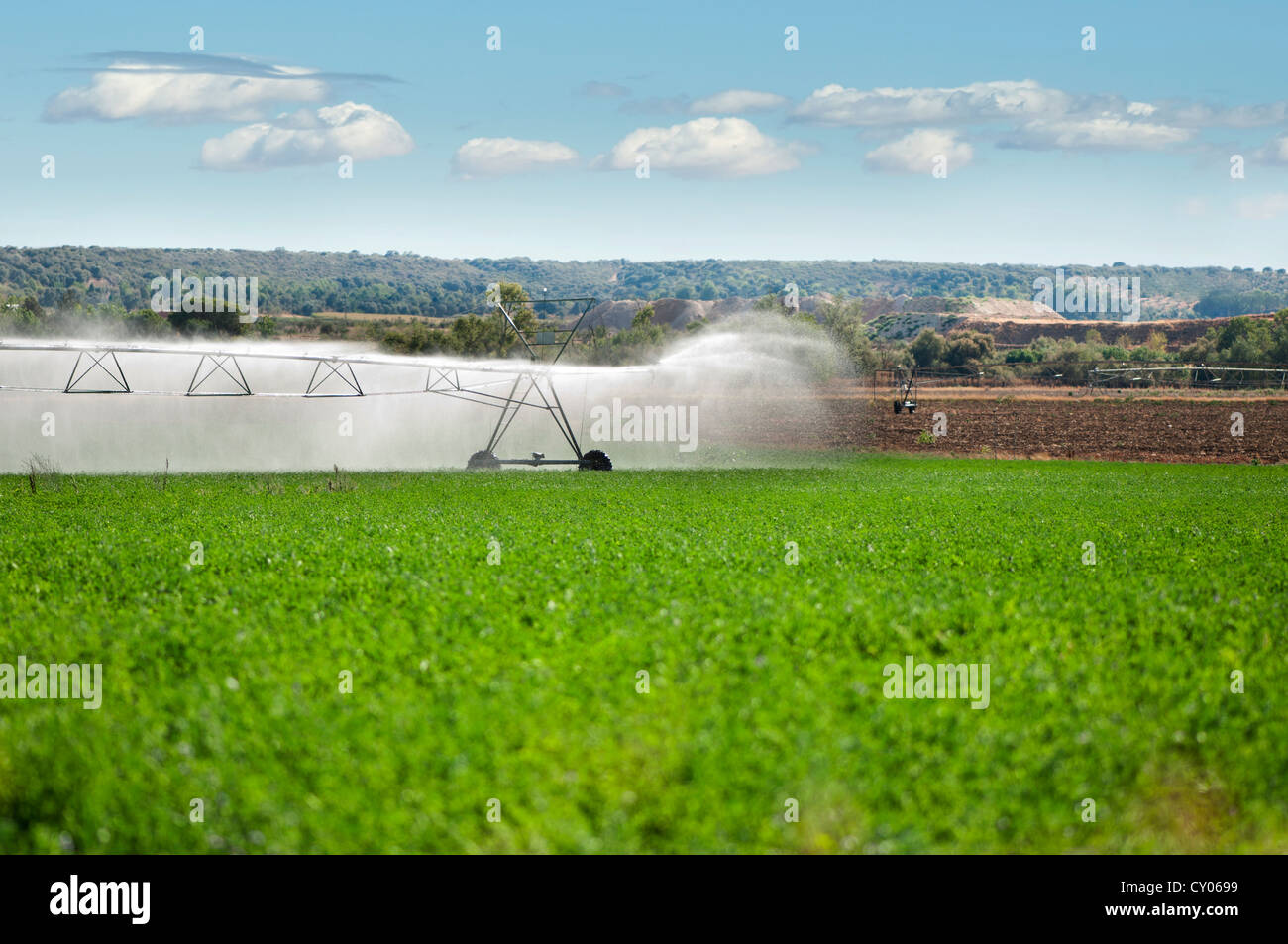 Irrigation Systems in Agriculture Stock Photo Alamy