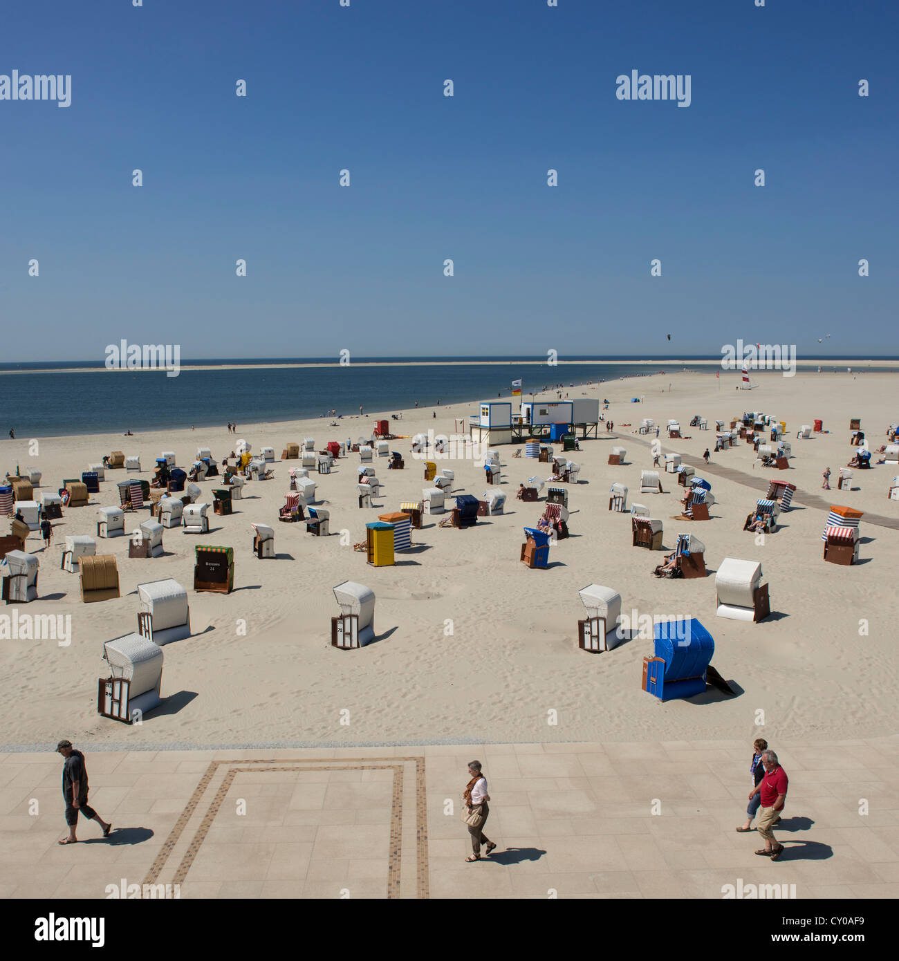 South beach on Borkum, Lower Saxony Wadden Sea National Park, East
