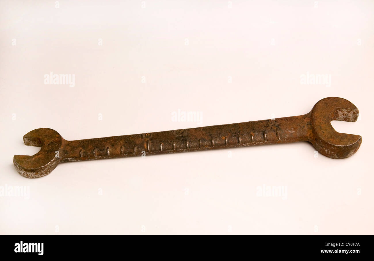 Open ended spanner wrench stock photo alamy