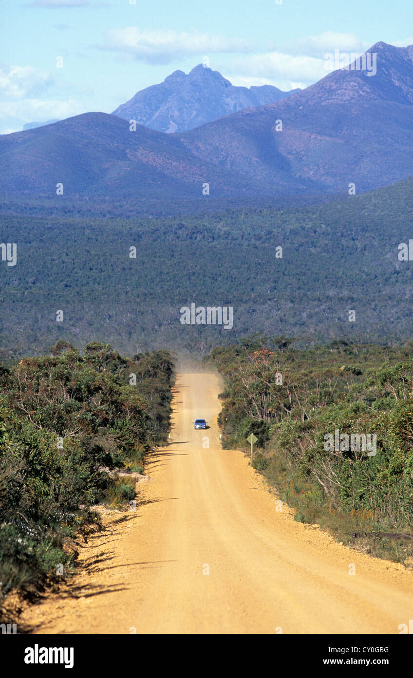 Sterling Ranges Australia, WA, the Sterling ranges National Park, the scenic road ...