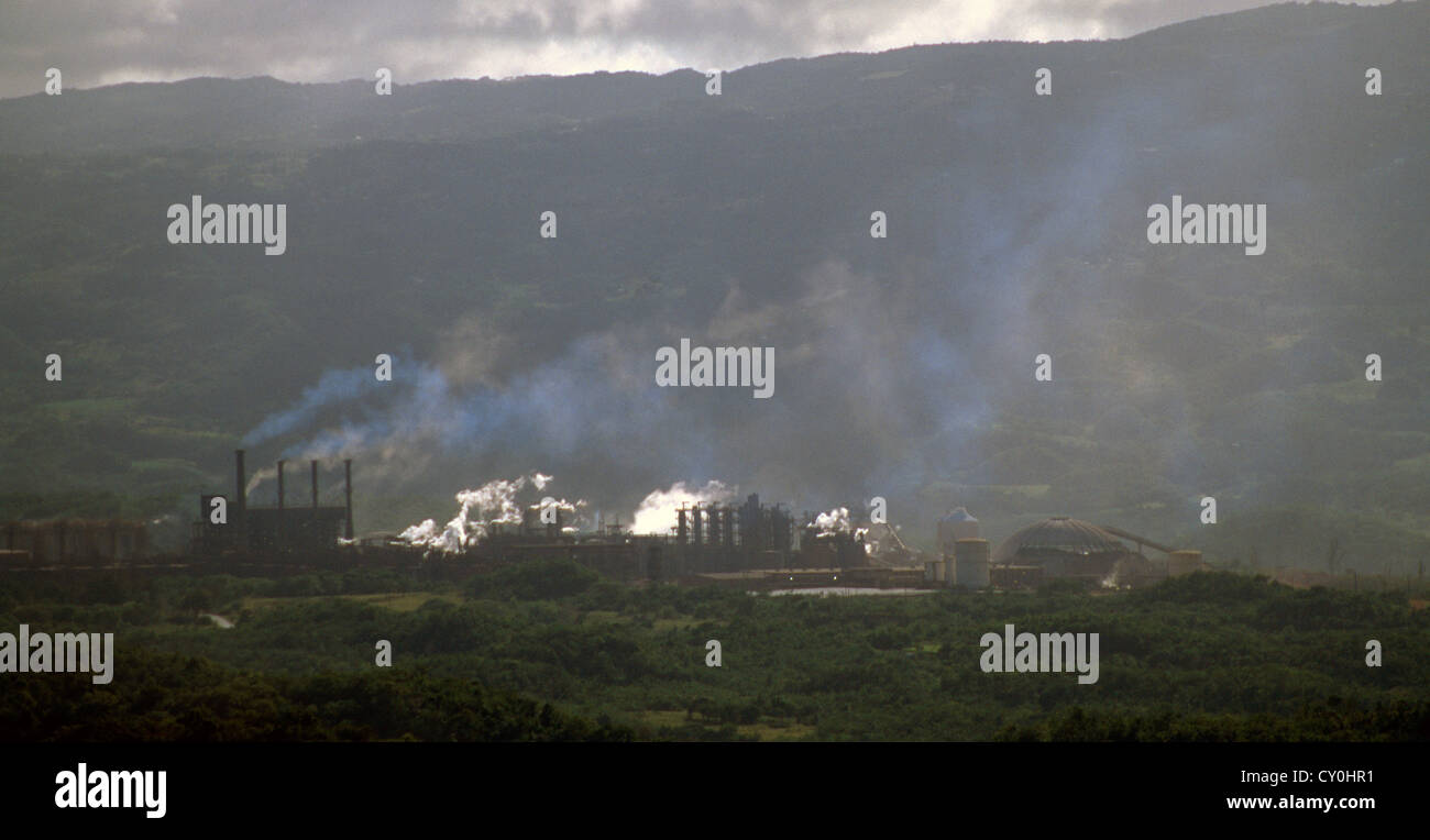 Near Mandeville Jamaica Bauxite Processed Into Alumina Stock Photo Alamy