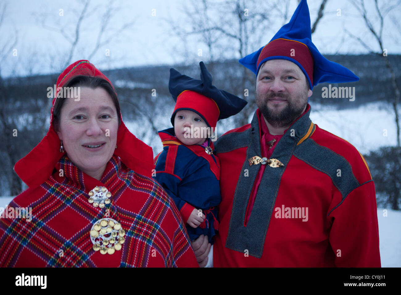 sami people in the north of Finland Stock Photo - Alamy