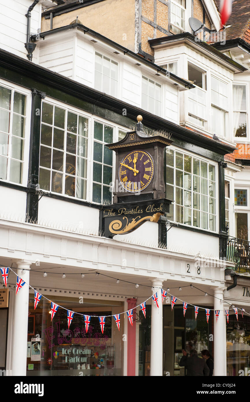 The pantiles tunbridge wells kent uk shops old hires stock photography