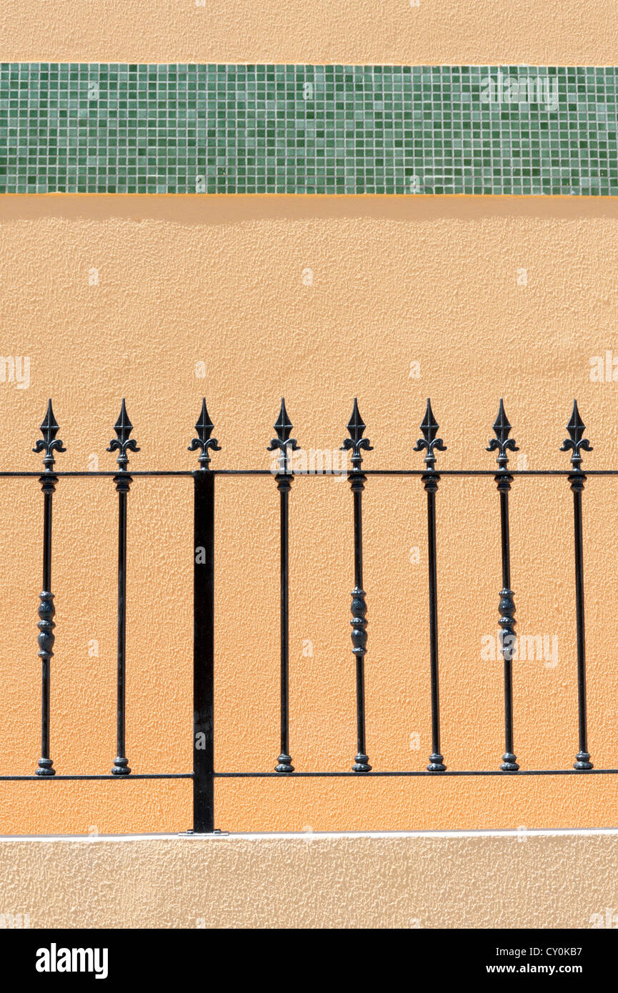 Spanish Style Brick Fence