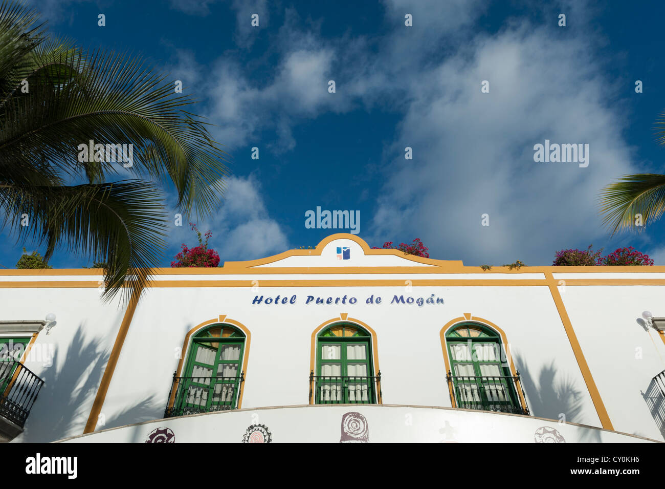 Hotel  Puerto Mogan Gran Canaria Canary Islands Spain Stock Photo