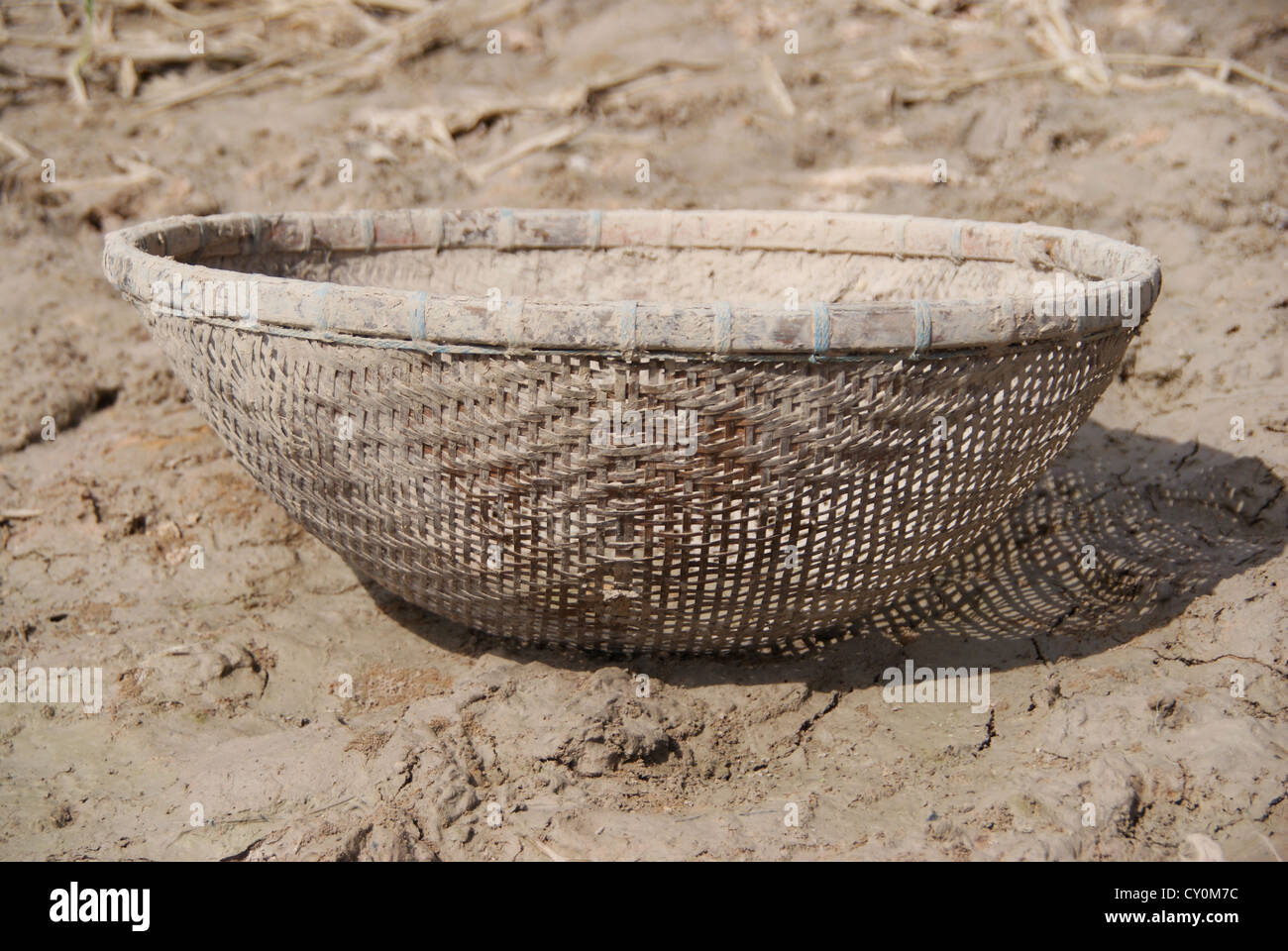 Bamboo fish trap Stock Photo Alamy