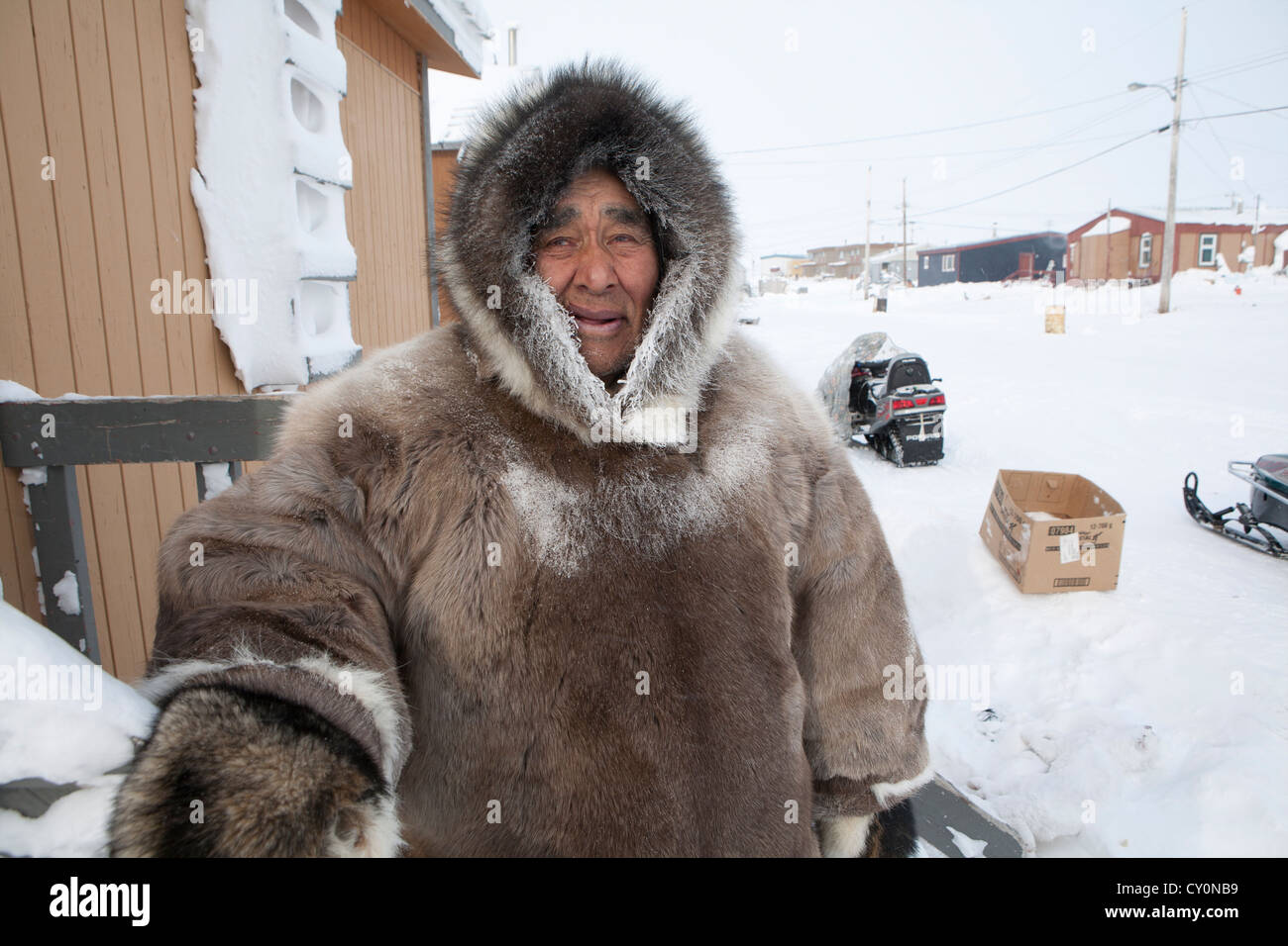 portrait of an Inuit Stock Photo - Alamy