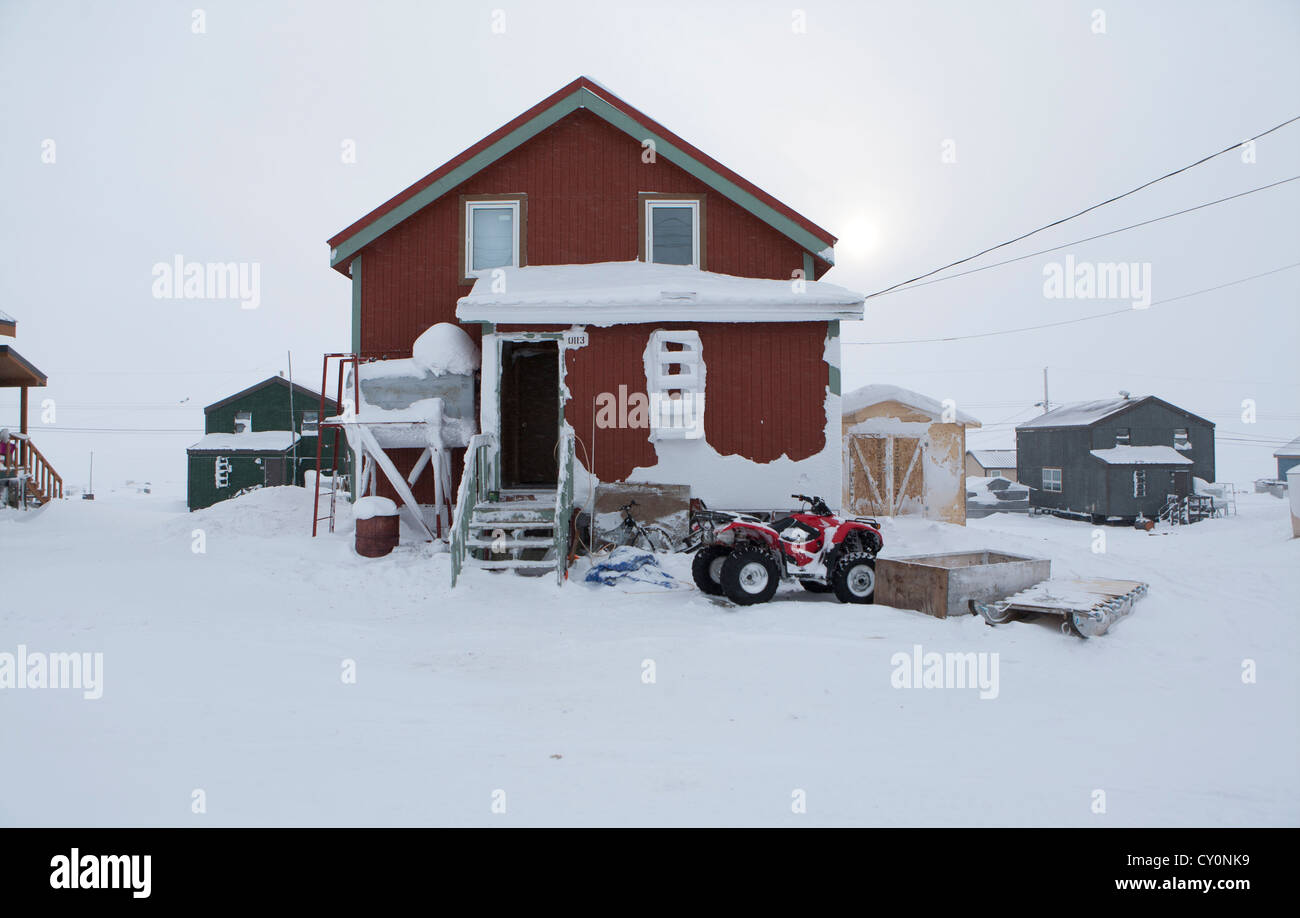 house on the northpole Stock Photo