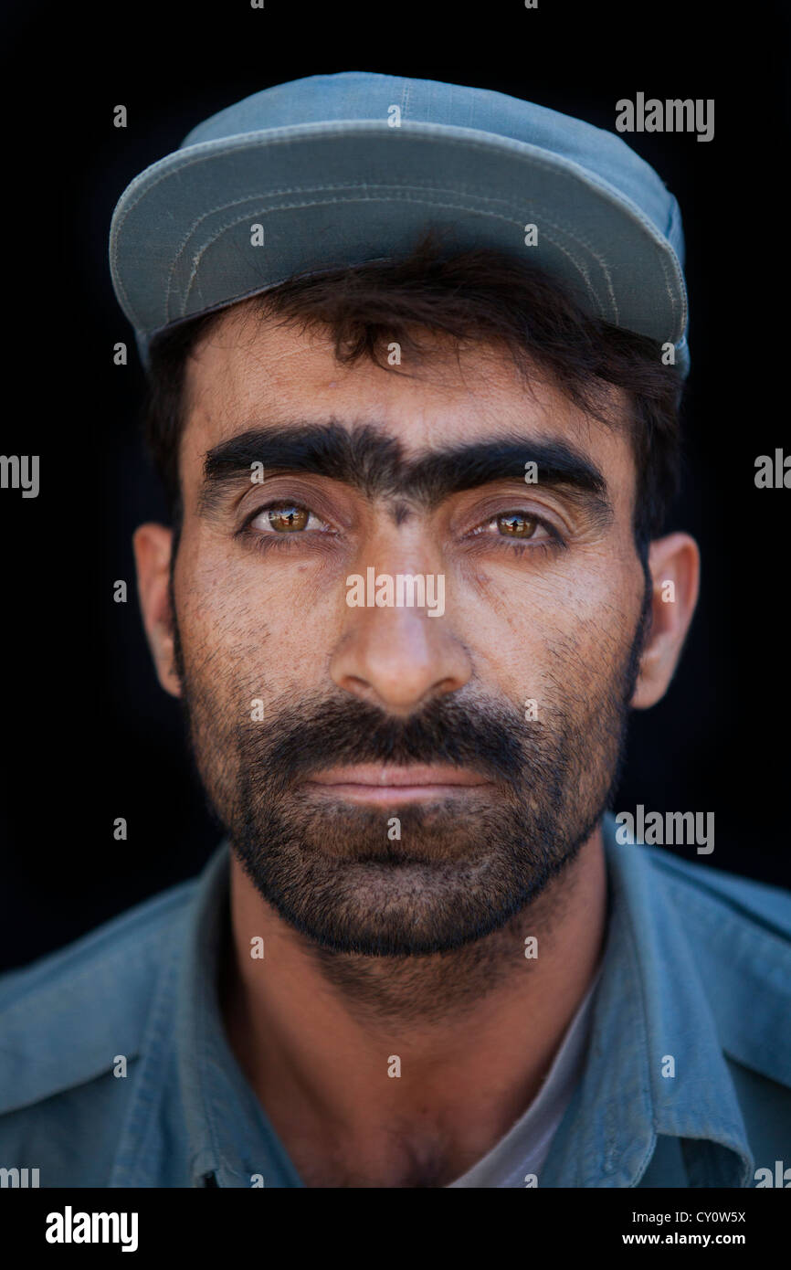 Afghan police trained by Dutch military Stock Photo