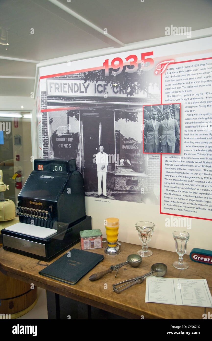Friendly ice cream Museum of Springfield history Stock Photo Alamy