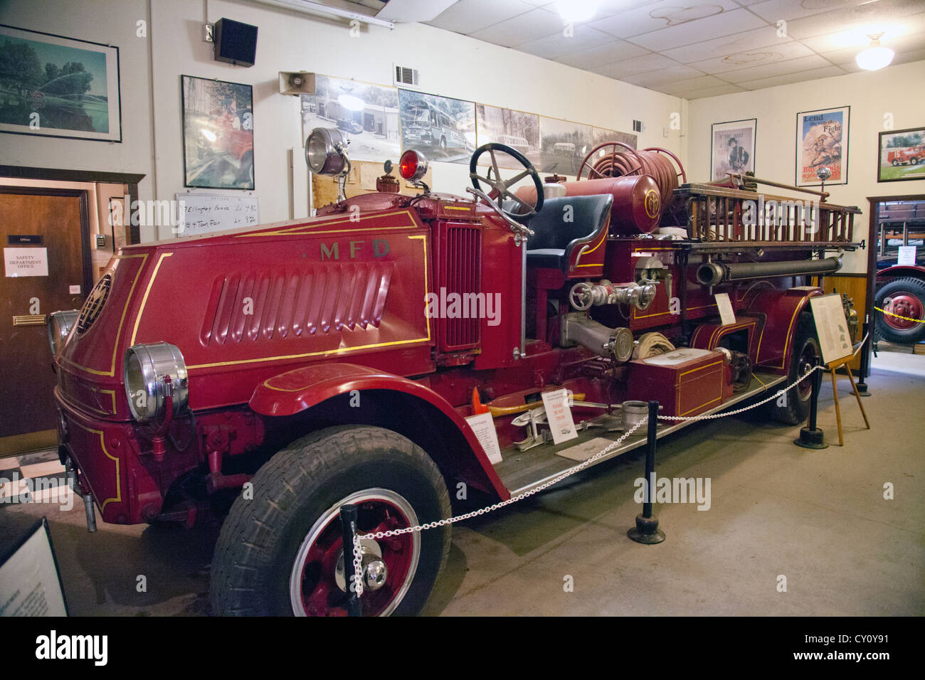 Connecticut fire museum in east windsor CT Stock Photo Alamy