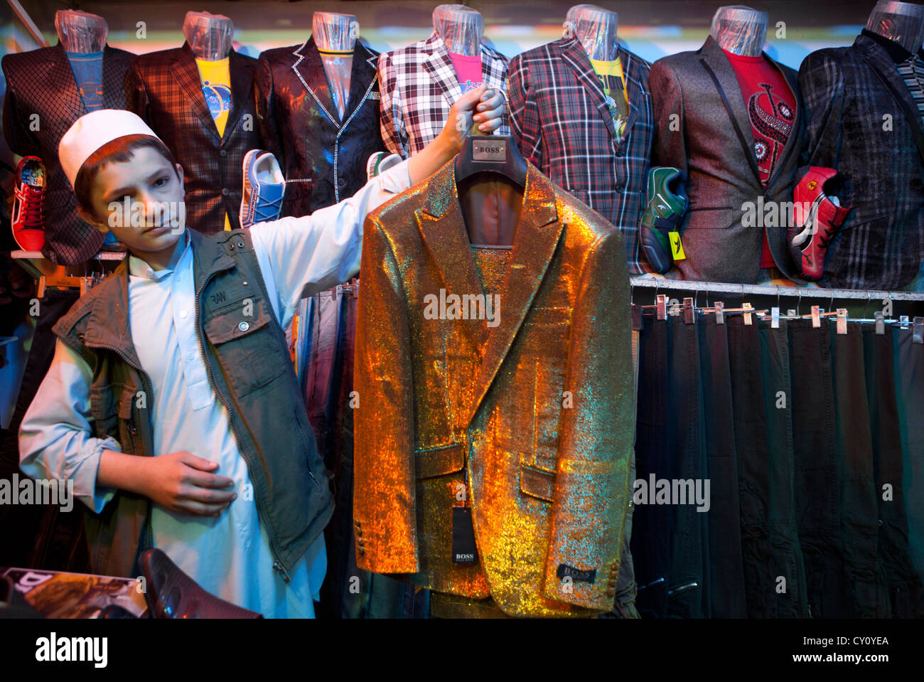 Latest fashion style in Kunduz, Afghanistan Stock Photo