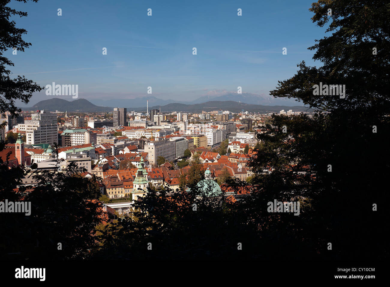 Panoramic aerial view ljubljana hi-res stock photography and images - Alamy