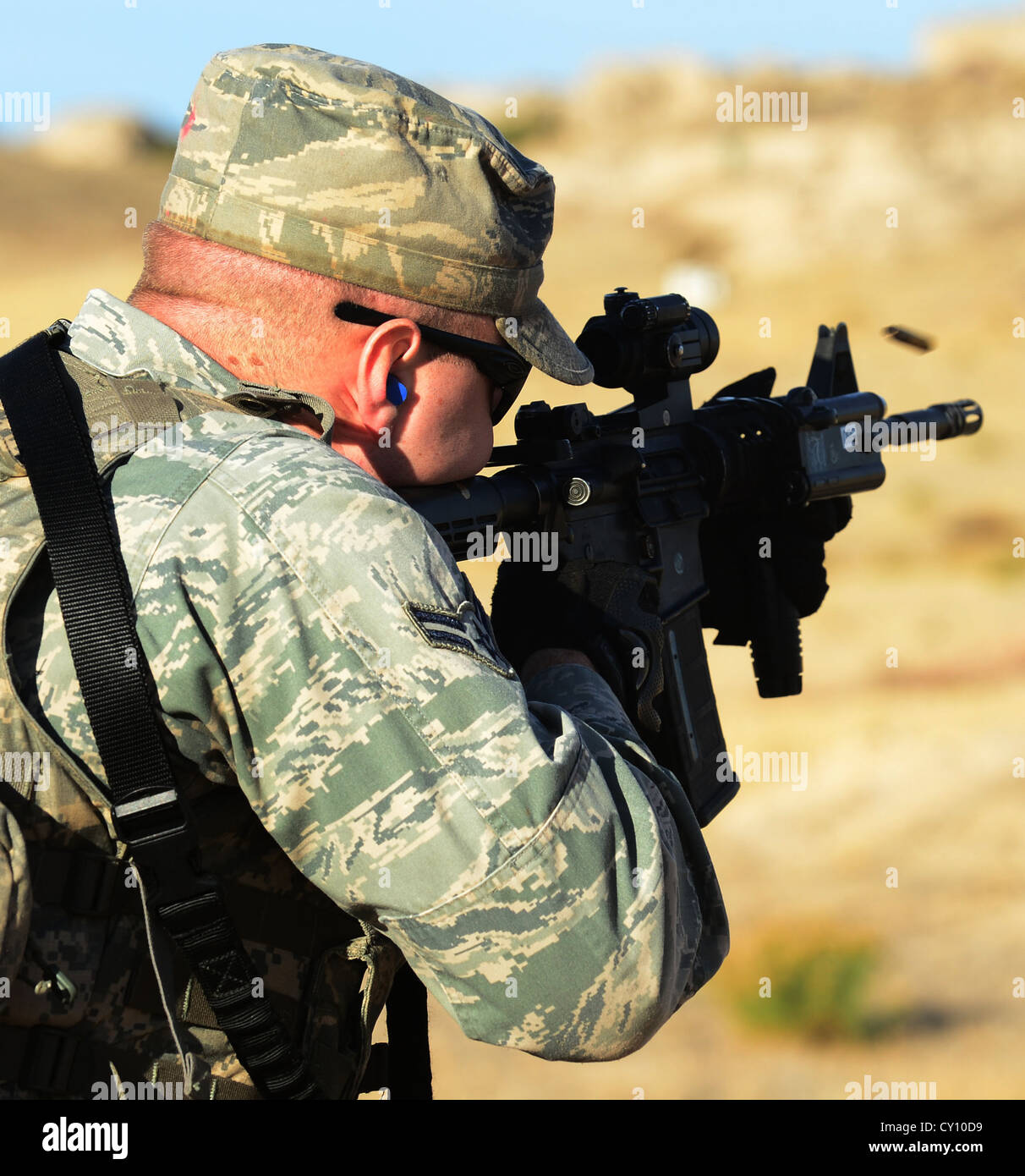 Airmen Fire Several Different Weapons On A U S Army Qualificatio High 