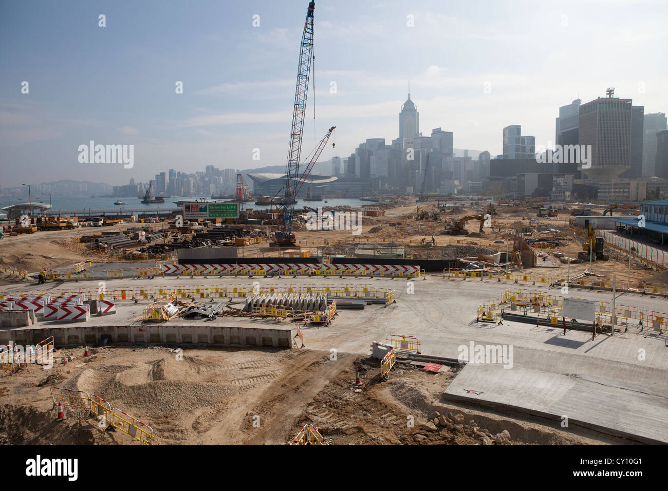 urban development in hongkong Stock Photo